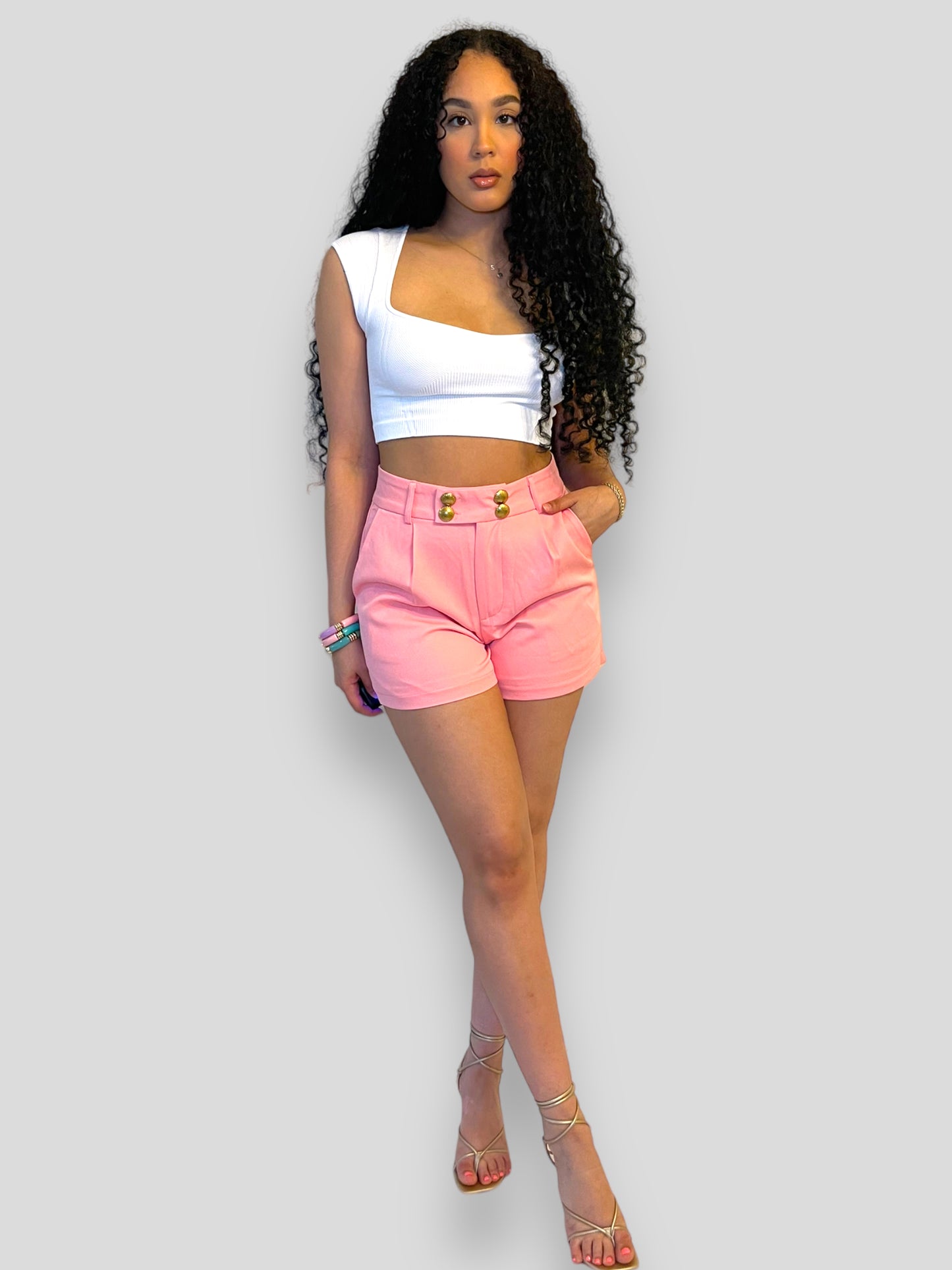 Esther Shorts- Pink